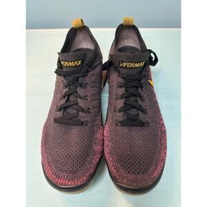 Nike Air VaporMax Flyknit 2 sneakers 'Gridiron/Laser Orange-Pink Blast-Black' 9